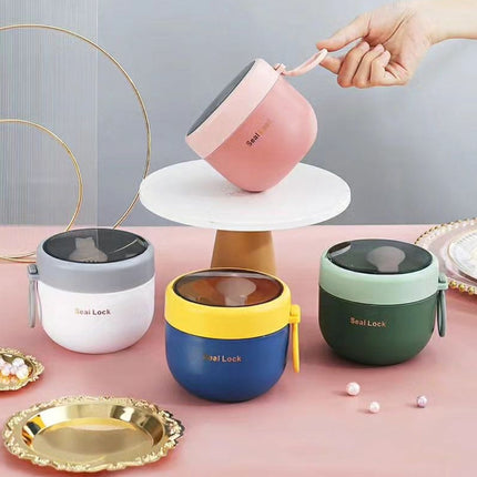 Izolowany pojemnik na lunch ze stali nierdzewnej – kompaktowa i szczelna konstrukcja 5