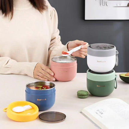 Izolowany pojemnik na lunch ze stali nierdzewnej – kompaktowa i szczelna konstrukcja 6