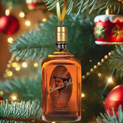 Kalendarz Adventowy z Mini Ozdobami Whiskey Bourbon, 24 dni świątecznej dekoracji akrylowej, idealny 2
