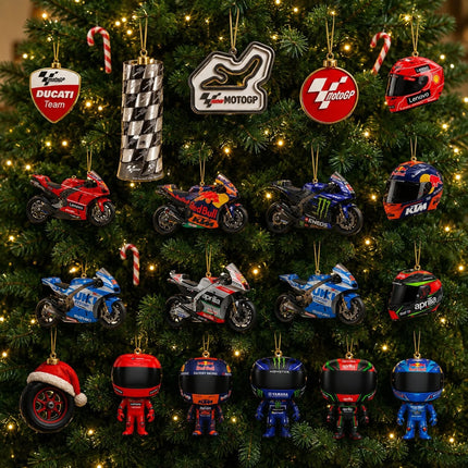 Kalendarz Adwentowy MotoGP 2026 z 24 kolekcjonerskimi niespodziankami, zawierający sportowe 1