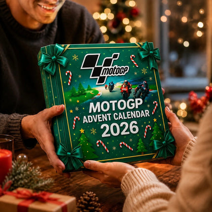 Kalendarz Adwentowy MotoGP 2026 z 24 kolekcjonerskimi niespodziankami, zawierający sportowe 4