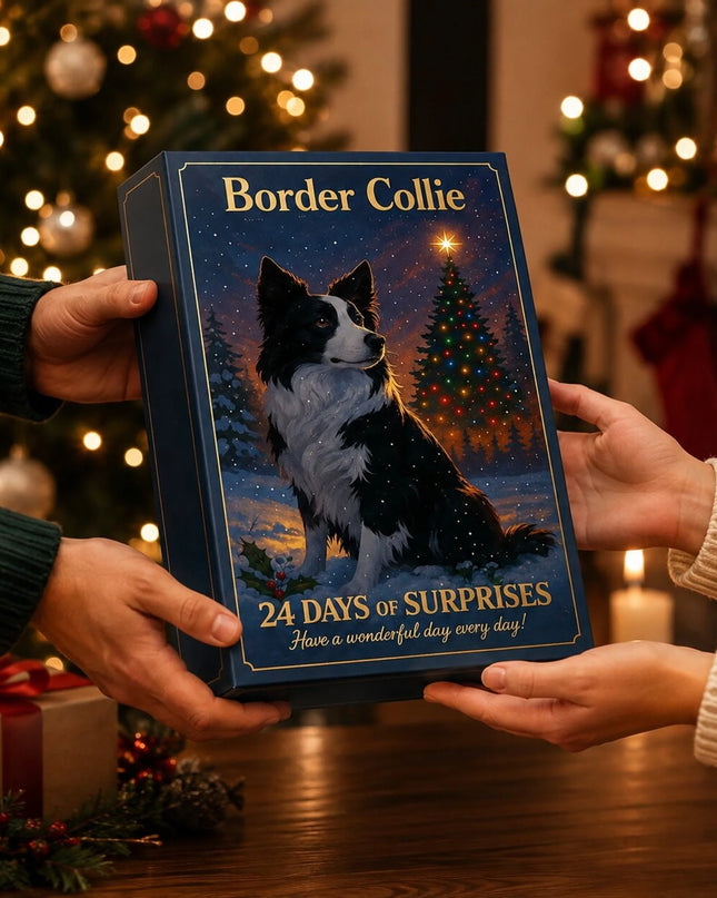 Kalendarz Adwentowy dla Dzieci na 2026 z Figurkami Border Collie, zawierający 24 plastikowe niespod 3