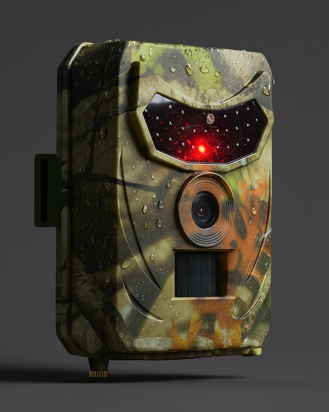 Kamera Obserwacyjna z Czujnikiem Ruchu, Noktowizor HD, Odporna na Warunki Atmosferyczne, 12 MP, Wideo Full HD 1080p 0