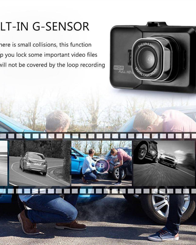 Kamera Samochodowa 1080P z Wbudowanym Czujnikiem G i Noktowizorem – Kompaktowy Model 4