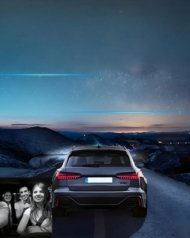 Kamera samochodowa z podwójnym obiektywem 1080p i Wi-Fi – noktowizor, szeroki kąt, wbudowany mikrofon i głośnik 3