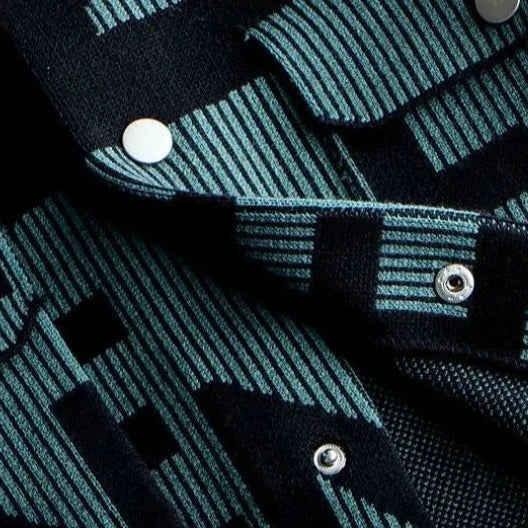 Kardigan w stylu vintage z dzianiny zapinany na guziki – miękki i wygodny materiał – luźny krój – klasyczny design dla kobiet 3