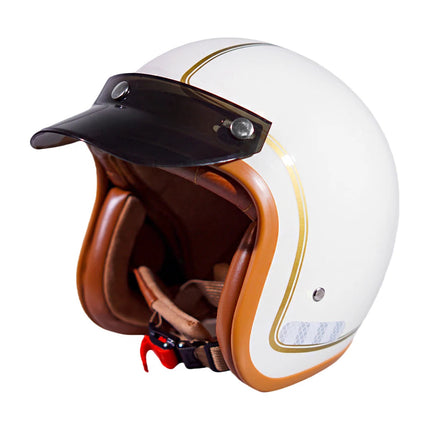 Kask Motocyklowy Połówkowy 3/4 – Stylowa Jazda w Mieście i Poza Nim 1