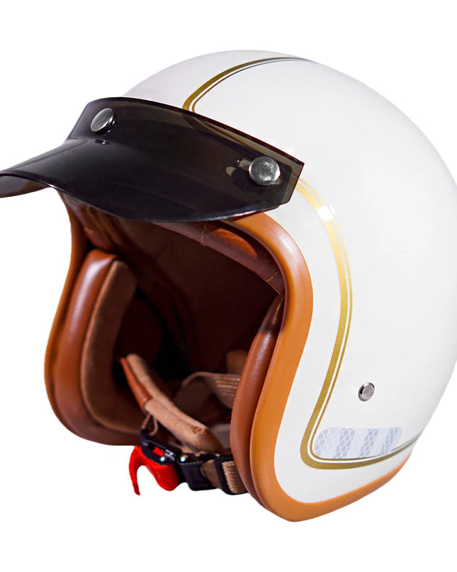 Kask Motocyklowy Połówkowy 3/4 – Stylowa Jazda w Mieście i Poza Nim 1