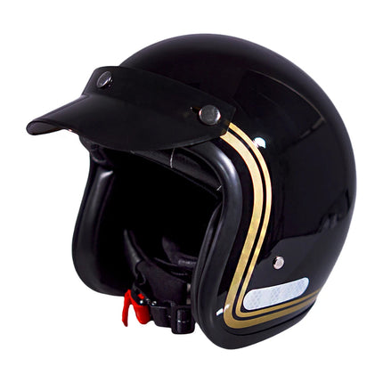 Kask Motocyklowy Połówkowy 3/4 – Stylowa Jazda w Mieście i Poza Nim 2