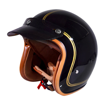 Kask Motocyklowy Połówkowy 3/4 – Stylowa Jazda w Mieście i Poza Nim 6