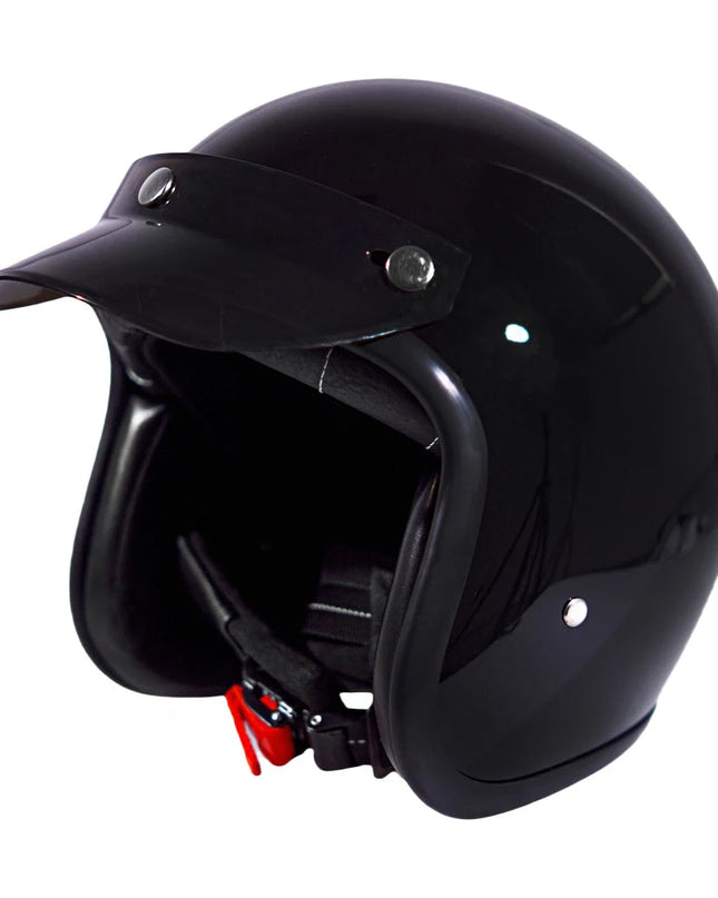 Kask Motocyklowy Połówkowy 3/4 – Stylowa Jazda w Mieście i Poza Nim 7