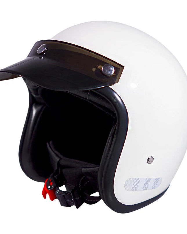 Kask Motocyklowy Połówkowy 3/4 – Stylowa Jazda w Mieście i Poza Nim 8