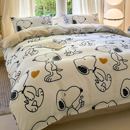 KawaiiPaws – Uroczy zestaw do łóżeczka z psem i kwiatami 9