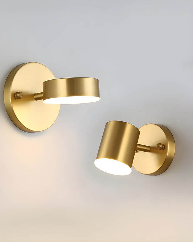 Kinkiet Ścienny LED Nordic Copper z Żelazną Ramą – Eleganckie Oświetlenie do Sypialni i Salonu 1