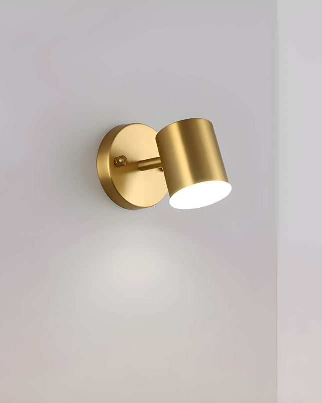 Kinkiet Ścienny LED Nordic Copper z Żelazną Ramą – Eleganckie Oświetlenie do Sypialni i Salonu 3