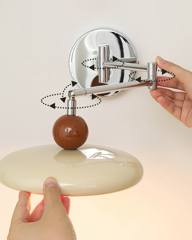 Kinkiet Ścienny Lola z Obrotowym Ramieniem i Oświetleniem LED – Nowoczesny Kinkiet do Sypialni i Salonu 2