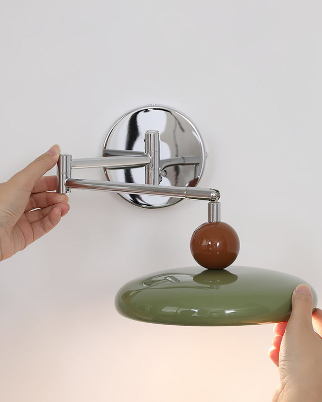 Kinkiet Ścienny Lola z Obrotowym Ramieniem i Oświetleniem LED – Nowoczesny Kinkiet do Sypialni i Salonu 9