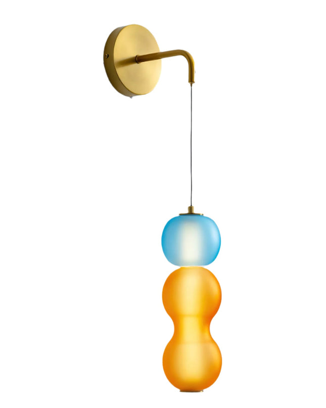 Kinkiet Ścienny Surge z Ozdobnymi Orchideami, Złota Lampa LED do Sypialni i Salonu, Wysoka Jakość, Energooszczędny 0