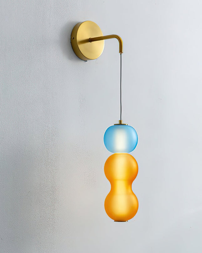 Kinkiet Ścienny Surge z Ozdobnymi Orchideami, Złota Lampa LED do Sypialni i Salonu, Wysoka Jakość, Energooszczędny 3