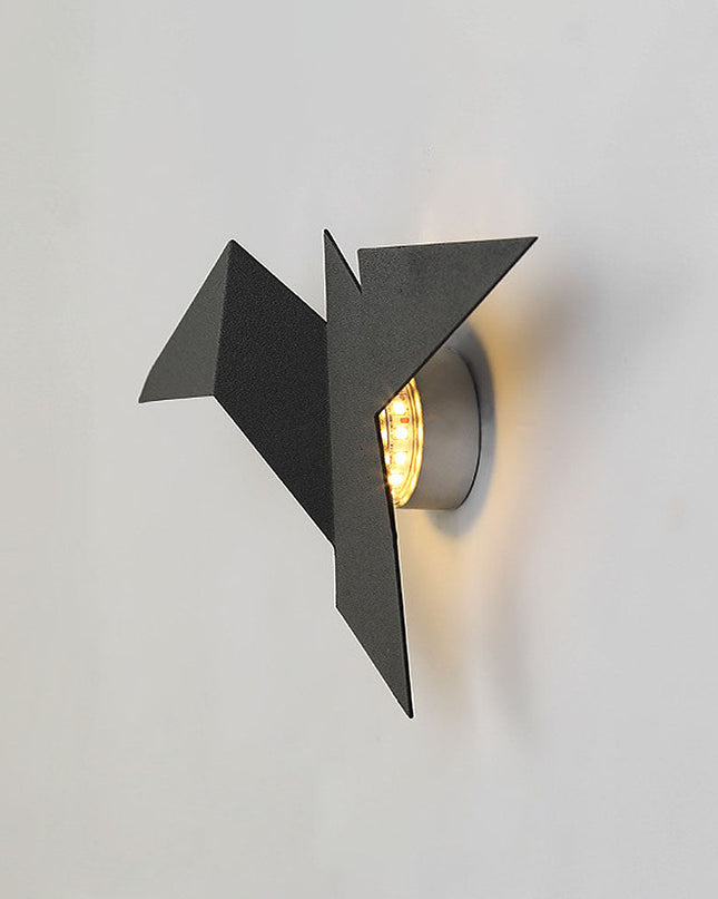 Kinkiet Ścienny w Kształcie Ptaka z Żelaza – Unikalna Lampa do Sypialni i Salonu, Złoty, Biały, Czarny 4