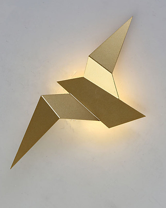 Kinkiet Ścienny w Kształcie Ptaka z Żelaza – Unikalna Lampa do Sypialni i Salonu, Złoty, Biały, Czarny 9