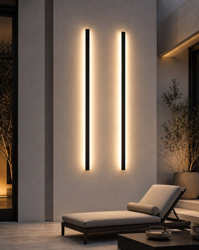 Kinkiet zewnętrzny LED wodoodporny, aluminiowy design z możliwością przyciemniania, idealny do o 5
