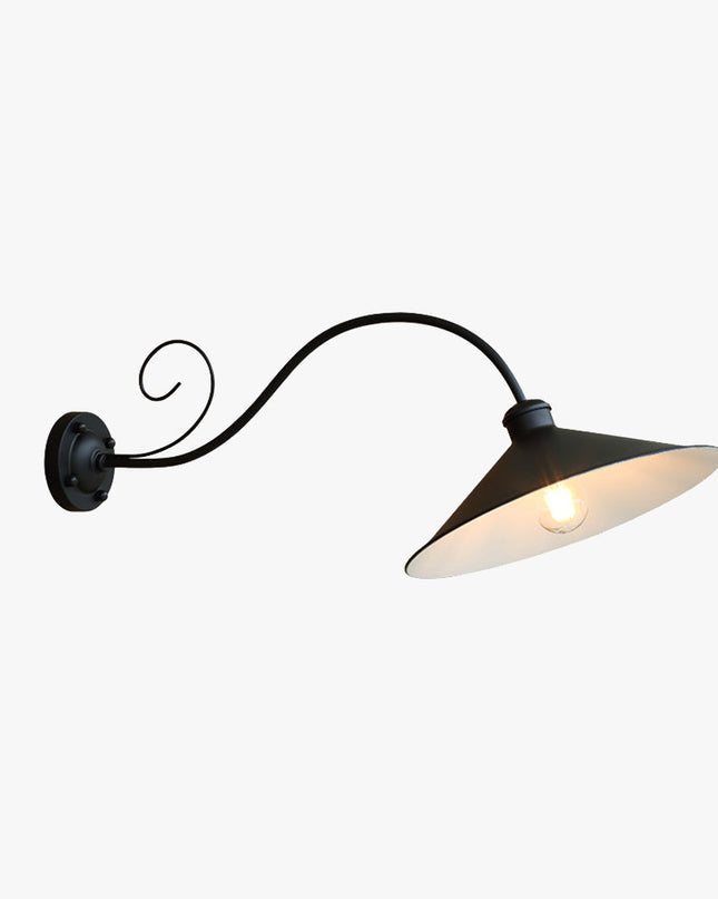 Kinkiet Zewnętrzny Wodoodporny IP65 w Stylu Vintage, Metalowy Czarny i Antyczne Srebro, Oświetlenie do Tarasu i Dziedzińca 8