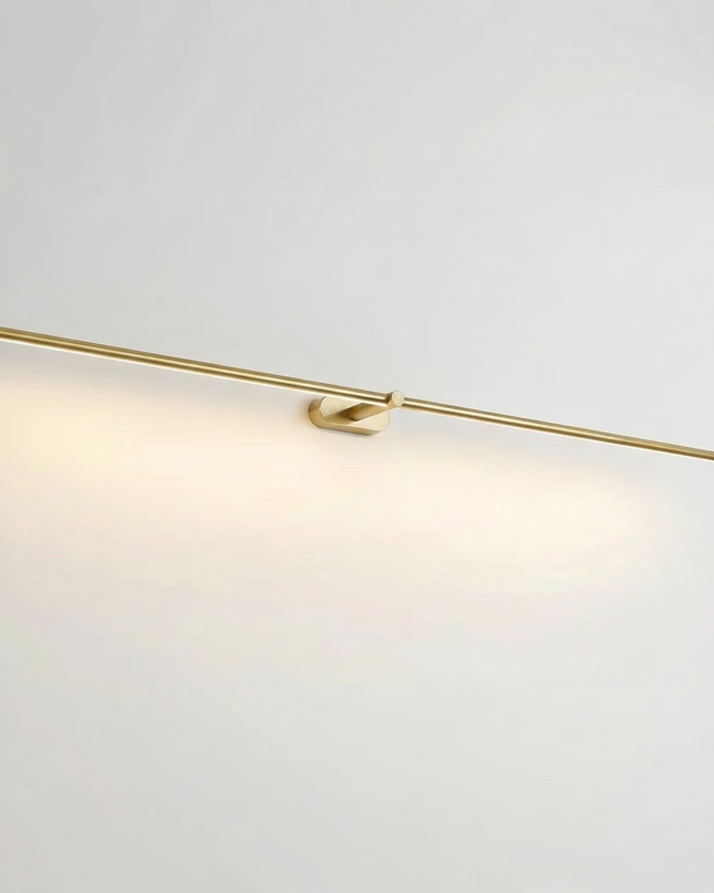 Kinkiet łazienkowy z diodami LED do montażu nad lustrem – minimalistyczny design z aluminium – ciepłe białe światło 5