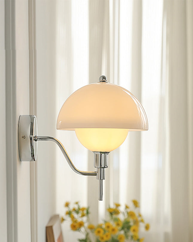 Kinkiet w Kształcie Grzybka – Elegancki Kremowy Design do Wnętrz 8