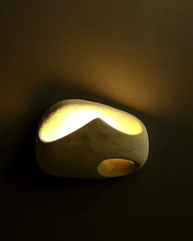 Kinkiety Edda z Cementu – Nowoczesne Oświetlenie Art Deco do Wnętrz 8