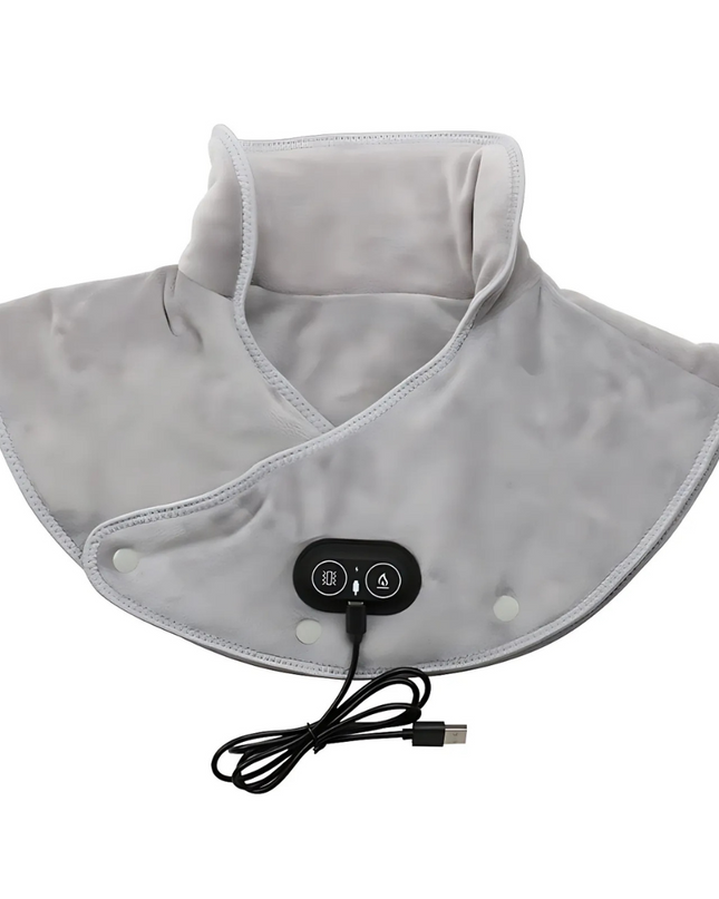 Koc Elektryczny z Ogrzewaniem i Wibracjami – Ergonomiczny Koc na Szyję i Ramiona 0