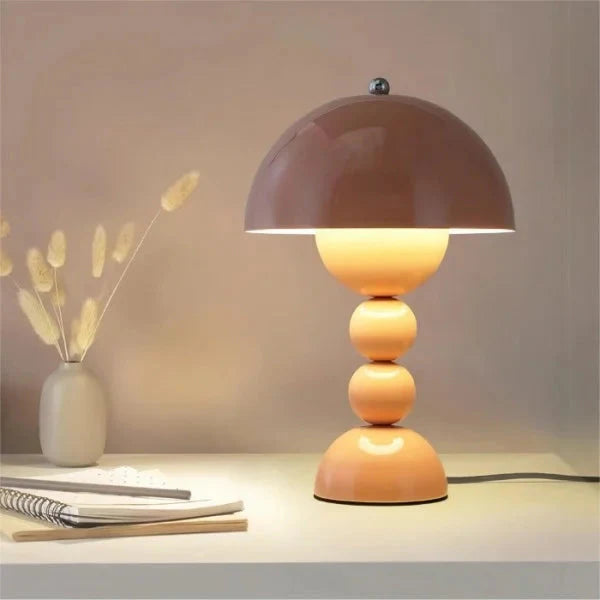 Kolorowa Lampa Stołowa Bezprzewodowa Nordic Flower Buds – Elegancki Design do Salonu i Nocnego Oświetlenia 0