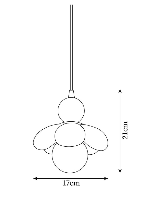 Kolorowa Lampa Wisząca w Kształcie Kwiatu – Stylowe Oświetlenie do Salonu i Sypialni z Żywicy, Opcje Kolorów 4