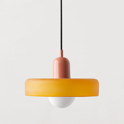 Kolorowa szklana lampa wisząca w stylu Bauhaus – nowoczesna lampa wisząca do użytku wewnątrz pomieszczeń 11