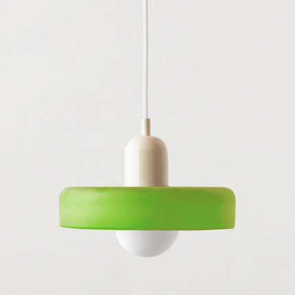 Kolorowa szklana lampa wisząca w stylu Bauhaus – nowoczesna lampa wisząca do użytku wewnątrz pomieszczeń 15