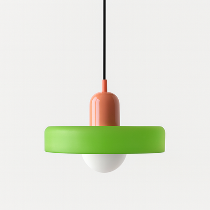 Kolorowa szklana lampa wisząca w stylu Bauhaus – nowoczesna lampa wisząca do użytku wewnątrz pomieszczeń 16