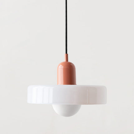 Kolorowa szklana lampa wisząca w stylu Bauhaus – nowoczesna lampa wisząca do użytku wewnątrz pomieszczeń 21