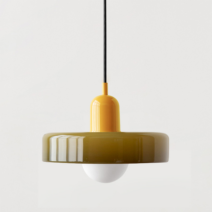 Kolorowa szklana lampa wisząca w stylu Bauhaus – nowoczesna lampa wisząca do użytku wewnątrz pomieszczeń 29