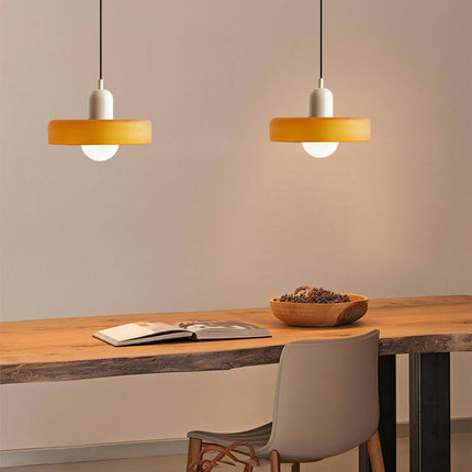 Kolorowa szklana lampa wisząca w stylu Bauhaus – nowoczesna lampa wisząca do użytku wewnątrz pomieszczeń 6