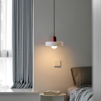 Kolorowa szklana lampa wisząca w stylu Bauhaus – nowoczesna lampa wisząca do użytku wewnątrz pomieszczeń 7