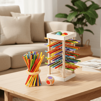 Kolorowy Zestaw Prętów do Liczenia Montessori – Zabawki Edukacyjne dla 3-5 Latków, Rozwój Matematyczny i Koordynacji 0