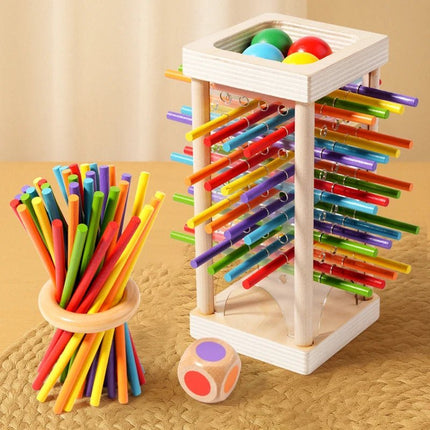 Kolorowy Zestaw Prętów do Liczenia Montessori – Zabawki Edukacyjne dla 3-5 Latków, Rozwój Matematyczny i Koordynacji 2