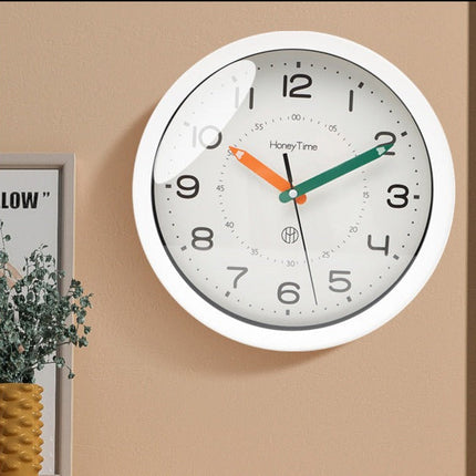 Kolorowy i cichy zegar ścienny, idealny do pokoju dziecka 3