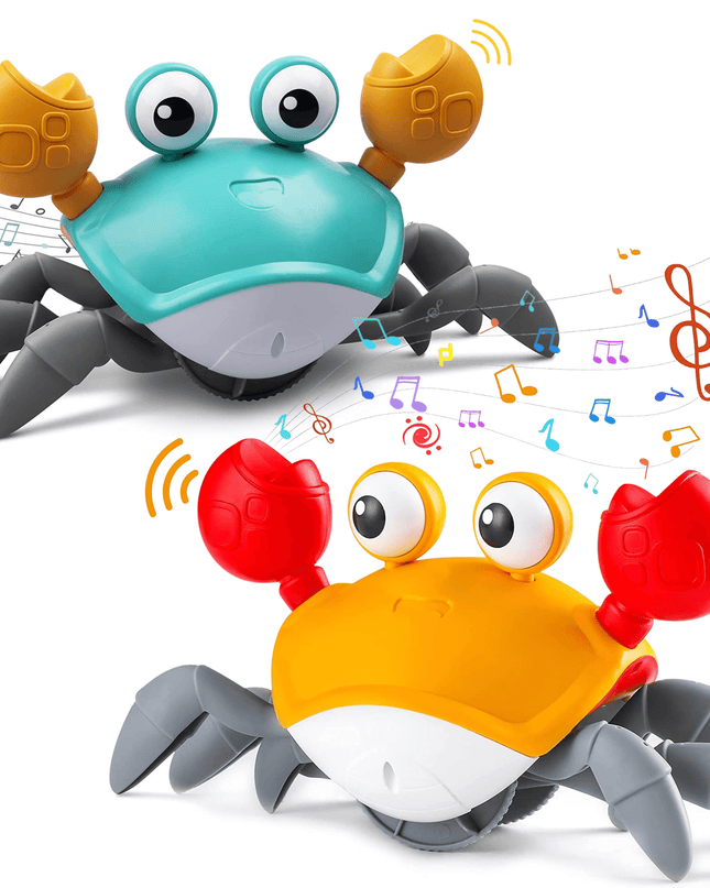 Kolorowy krab motywujący dzieci do ruchu i odkrywania świata 0