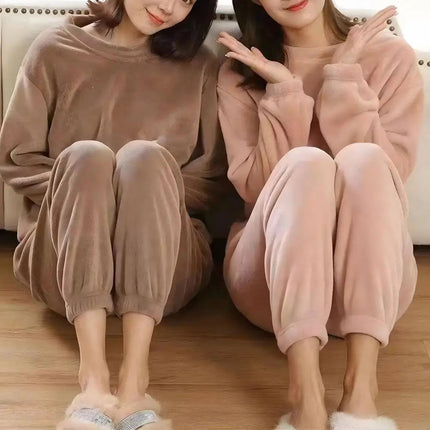 Komfortowy polar | Komplet piżamowy z materiału przeciwzamarzaniowego na przytulne wieczory 2