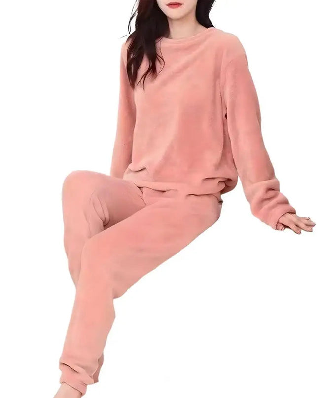 Komfortowy polar | Komplet piżamowy z materiału przeciwzamarzaniowego na przytulne wieczory 7