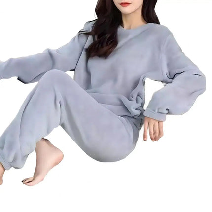 Komfortowy polar | Komplet piżamowy z materiału przeciwzamarzaniowego na przytulne wieczory 9