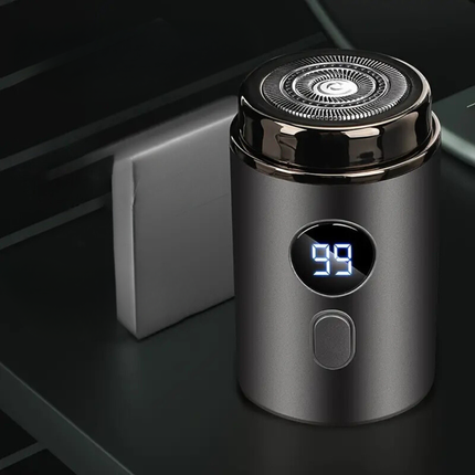 Kompaktowa golarka elektryczna dla mężczyzn z technologią Turbo Shaving – gładkie golenie bez podrażnień, wodoodporna 1