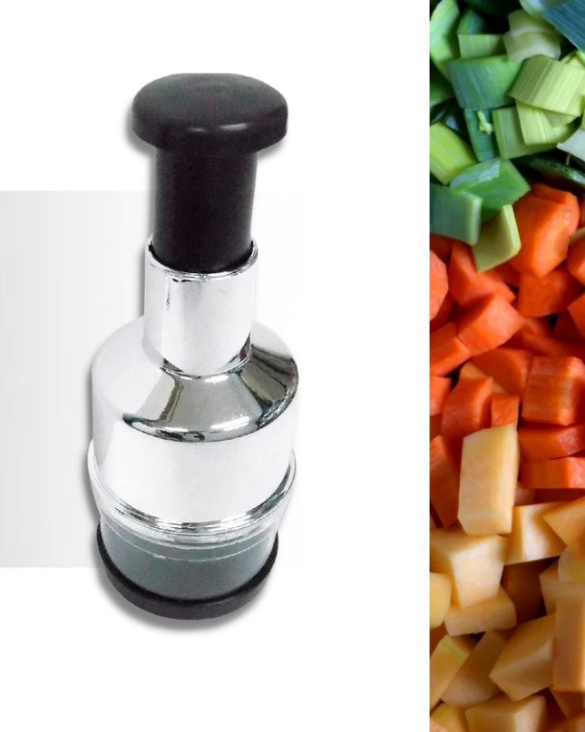 Kompaktowa siekaczka do warzyw i czosnku ze stali nierdzewnej do wydajnego gotowania 1