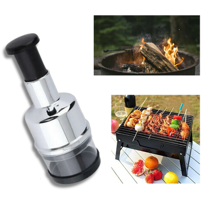 Kompaktowa siekaczka do warzyw i czosnku ze stali nierdzewnej do wydajnego gotowania 4